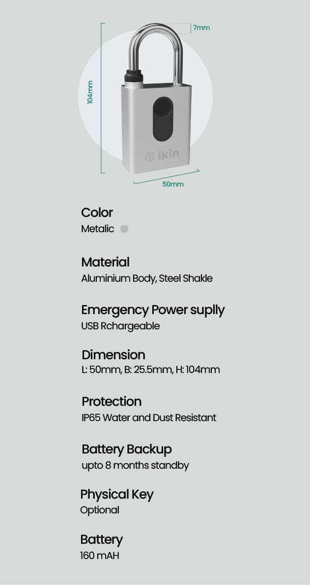 IKIN Padlock HD - Description - Specs - mobile image