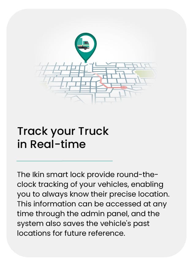 Smart GPS Truck Lock - Real time tracking - Mobile image