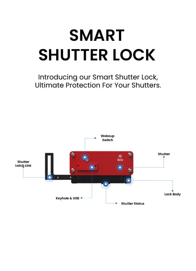 Smart Shutter Lock - Banner - Product_Diagram - Mobile Image